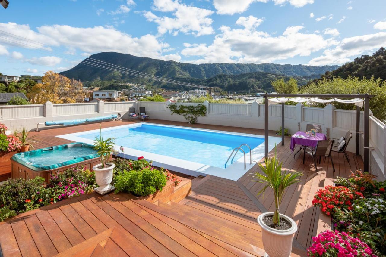 Fabulous Apartment With Private Spa Pool & Gym Picton Kültér fotó